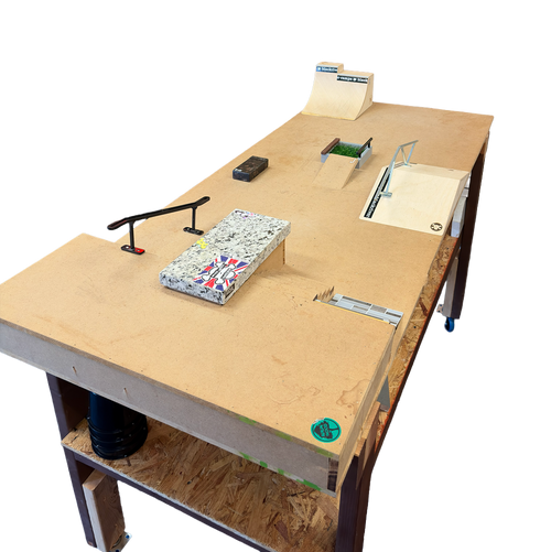 OG Fingerboard Park Stairset Canvas Brown 3x5