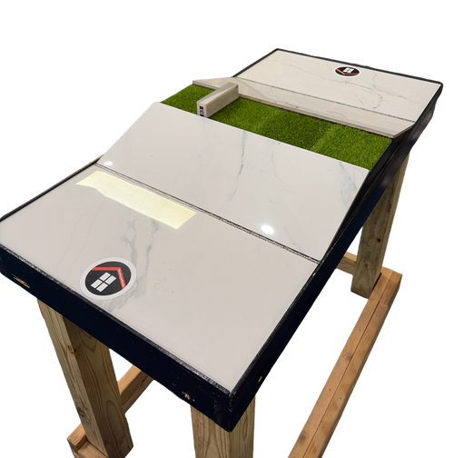 Warehouse Ramps Game of Skate Transition Gap Fingerboard Park w Stand White 30x50