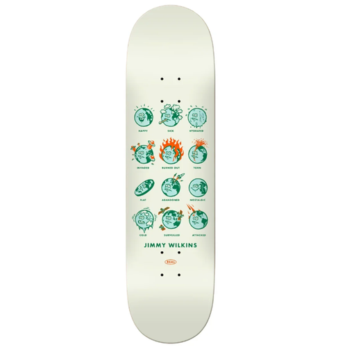 Real Jimmy How Are You Skateboard Deck Natural White 8.5x14.25Wb