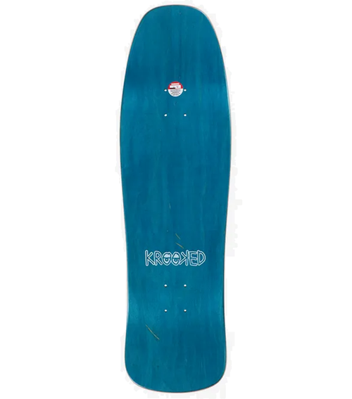 Krooked Barbee Trophy Skateboard Deck Blue 9.5x14.25WB