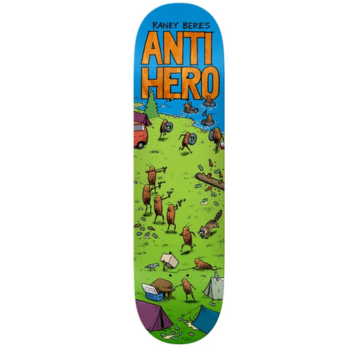 Anti Hero Raney Roached Out II Skateboard Deck Green Blue 8.62x14.75WB