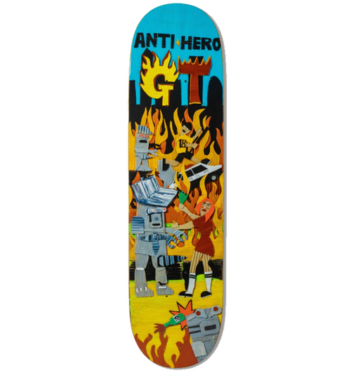 Anti Hero Taylor Kenji Goto Skateboard Deck Blue Orange 8.25x14.3WB