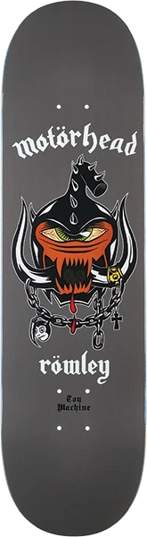 TOY MACHINE ROWLEY MOTORHEAD SKATEBOARD DECK 8.5