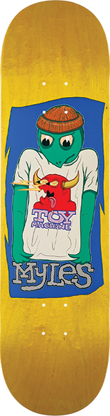 TOY MACHINE WILLARD TURTLE SHIRT SKATEBOARD DECK 8.25