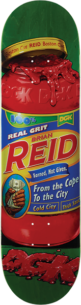 DGK REID THICK SAUCE SKATEBOARD DECK 8.1
