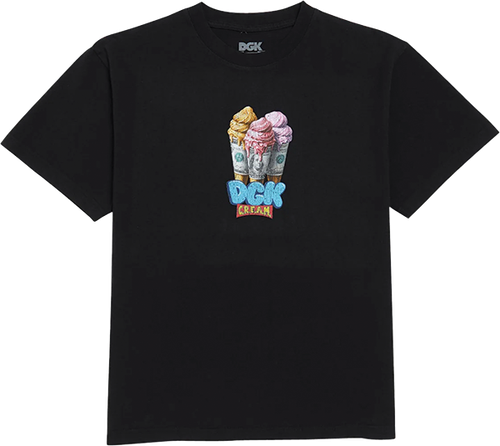 DGK DOUGH CONE BOXY FIT SS MEDIUM VINTAGE BLACK