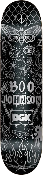 DGK JOHNSON TATTOOS SKATEBOARD DECK 8.5