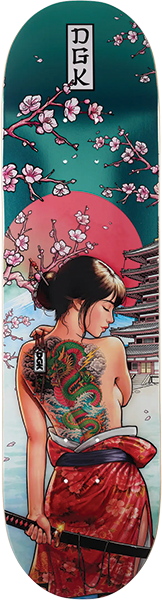 DGK CRIMSON LOTUS SKATEBOARD DECK 8.25