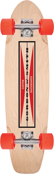 G&S SQUARE TAIL SKATEBOARD COMPLETE 7.37x29 NATURAL