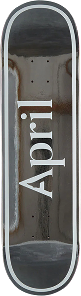 APRIL OG LOGO FOIL SKATEBOARD DECK 8.12