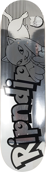 RIP N DIP LEGENDARY NERM SKATEBOARD DECK 8.25 SILVER