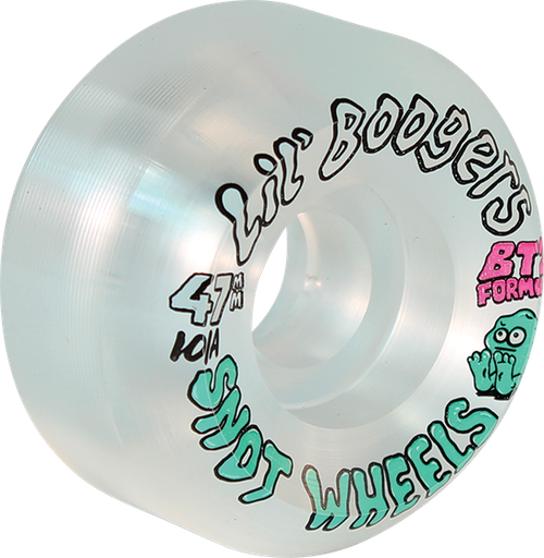 SNOT LIL BOOGERS CONICAL 47MM 101A CLEAR WHEELS SET