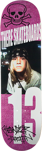 THERE BURTON 13 SKATEBOARD DECK 8.5 PINK