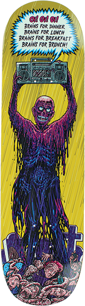 STRANGELOVE BRAINS SKATEBOARD SKATEBOARD DECK 8.5