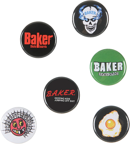 BAKER ANY QUESTIONS BUTTON BLACK