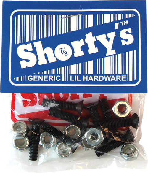 SHORTY'S GENERIC HARDWARE SET 7 8" PH BLACK