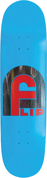 FLIP GATE LOGO SKATEBOARD DECK 8.5 BLUE