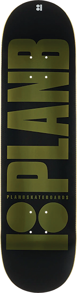 PLAN B OG SKATEBOARD DECK 8.25 GOLD