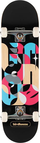 BIRDHOUSE OVERLAY SKATEBOARD COMPLETE 8.12