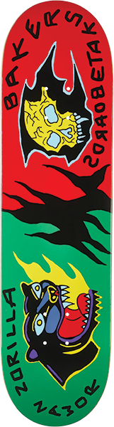 BAKER ZORILLA SCENARIO SKATEBOARD DECK 8.25