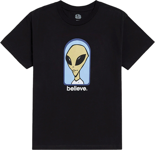 ALIEN WORKSHOP BELIEVE SS MEDIUM BLACK LT.BLUE NAVY