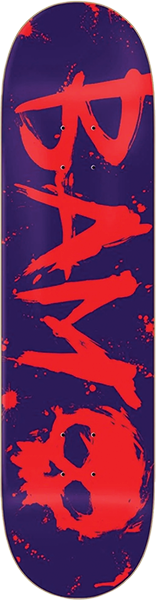 ZERO BAM 3 PURPLE BLOOD SKATEBOARD DECK 8.25