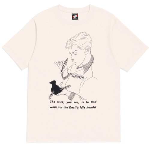 Deathwish Idle Hands Tee Cream