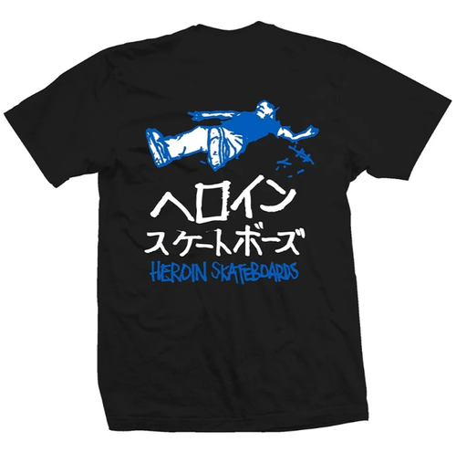 Heroin Good Shit Japan Tee Black