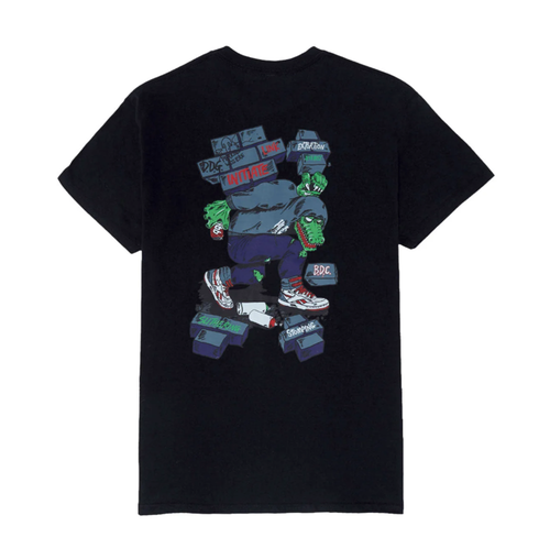 Heroin Swampy Stomp Tee Black