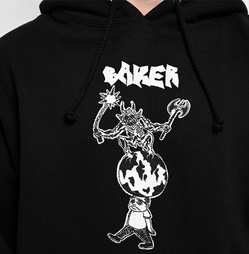 Baker World Crusher Hoodie Black