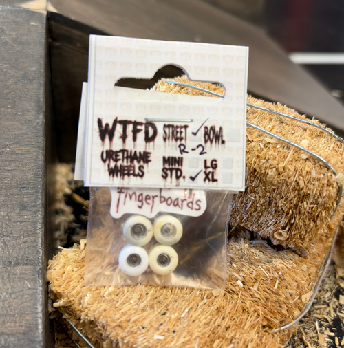 WTFD R2 Street Fingerboard Wheels Natural Grey Mix STD 7.5mx5m 65d