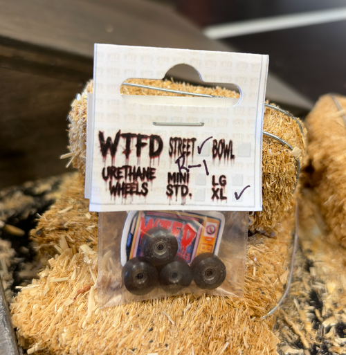 WTFD R1 Street Fingerboard Wheels Black XL 8.5mx5m 60d