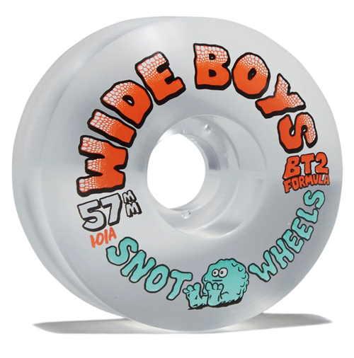 Snot Lil Wide Boys Wheels Set Clear Orange 57/101d