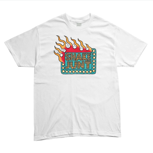 Shake Junt Killa Cam Box Logo Tee White Large
