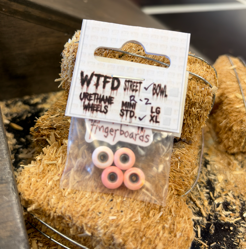 WTFD R2 Street Fingerboard Wheels Peach STD 7.5mx5m 65d