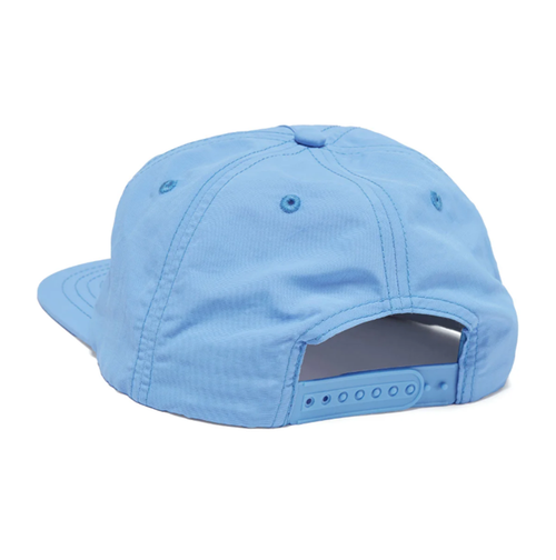 Heroin Script Nylon Snapback Blue Pink One Size