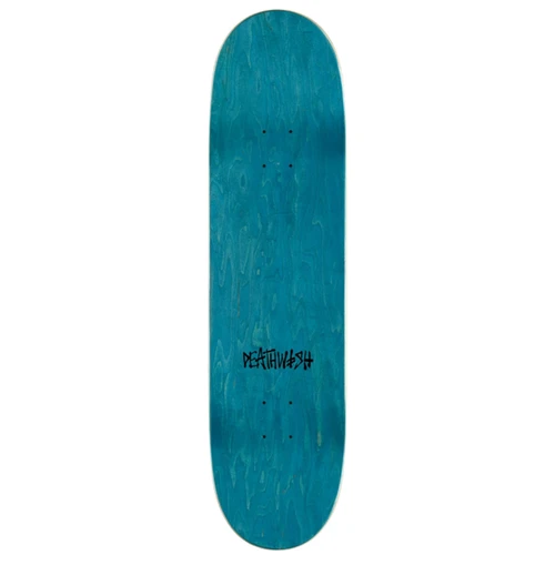 Deathwish Deathspray Skateboard Deck Black White 8.38x14.5WB