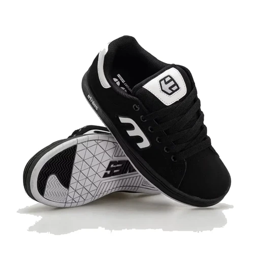 Etnies Callicut Foundation Skate Shoes Black White Black