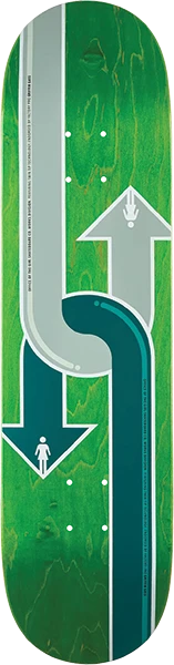 GIRL GASS DUAL DIRECTIONAL WR50D2 SKATEBOARD DECK-8.25
