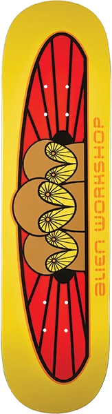 ALIEN WORKSHOP OWLIAD SKATEBOARD DECK-8.5 YELLOW