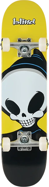 BLIND BIG HEAD SKATEBOARD COMPLETE-7.0 YELLOW