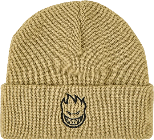 SPITFIRE BIGHEAD CUFF BEANIE KHAKI BLACK