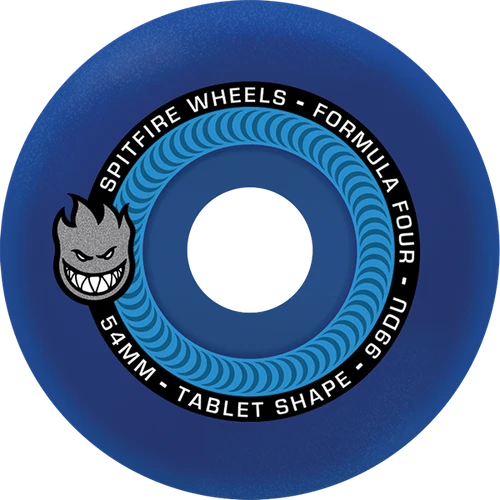 SPITFIRE F4 99A TABLET 54MM ICE BLU WHEELS SET