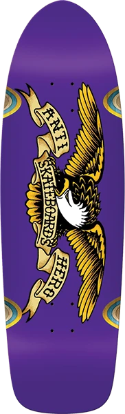 ANTI HERO SHAPED EAGLE CASTER SKATEBOARD DECK-10.1X33.3 PUR