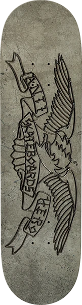 ANTI HERO TREASURE ISLAND EAGLE SKATEBOARD DECK-8.25 GRY