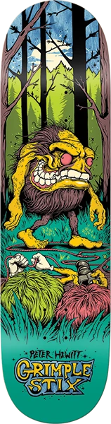 ANTI HERO HEWITT GRIMPLE STIX GRYPTIDS SKATEBOARD DECK-8.65