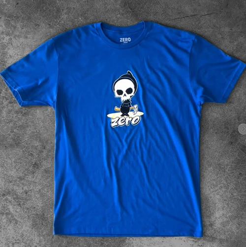 Zero Large lil Reaper SS Tshirt Blue Large