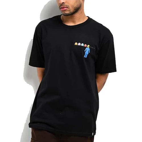 Girl OG PacMan Maze SS Tshirt Black Large