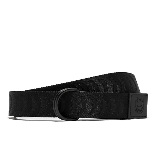 Spitfire Crescent Dring Belt Black