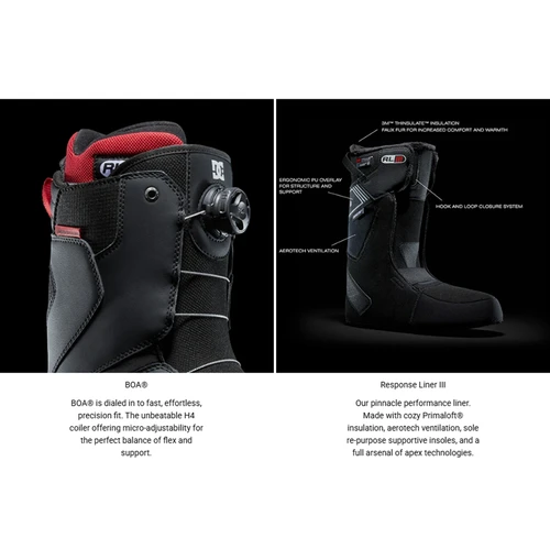 DC Transcend Snowboard Boots Mens Wheat Black